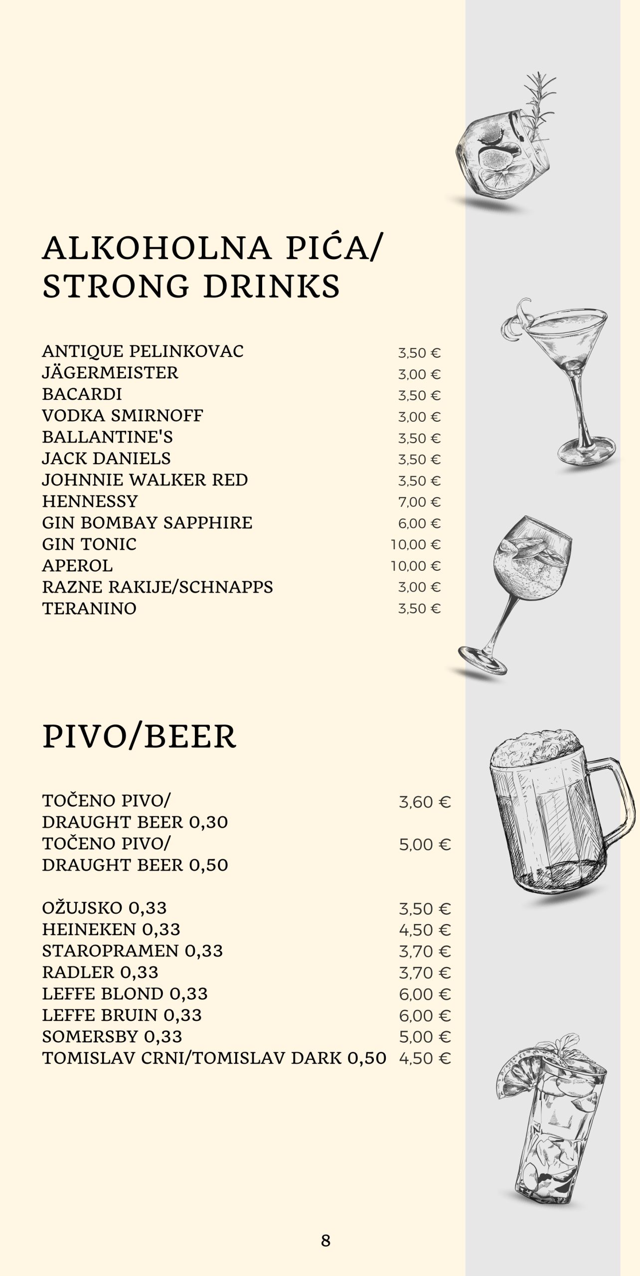 Alkoholna pića i pivo