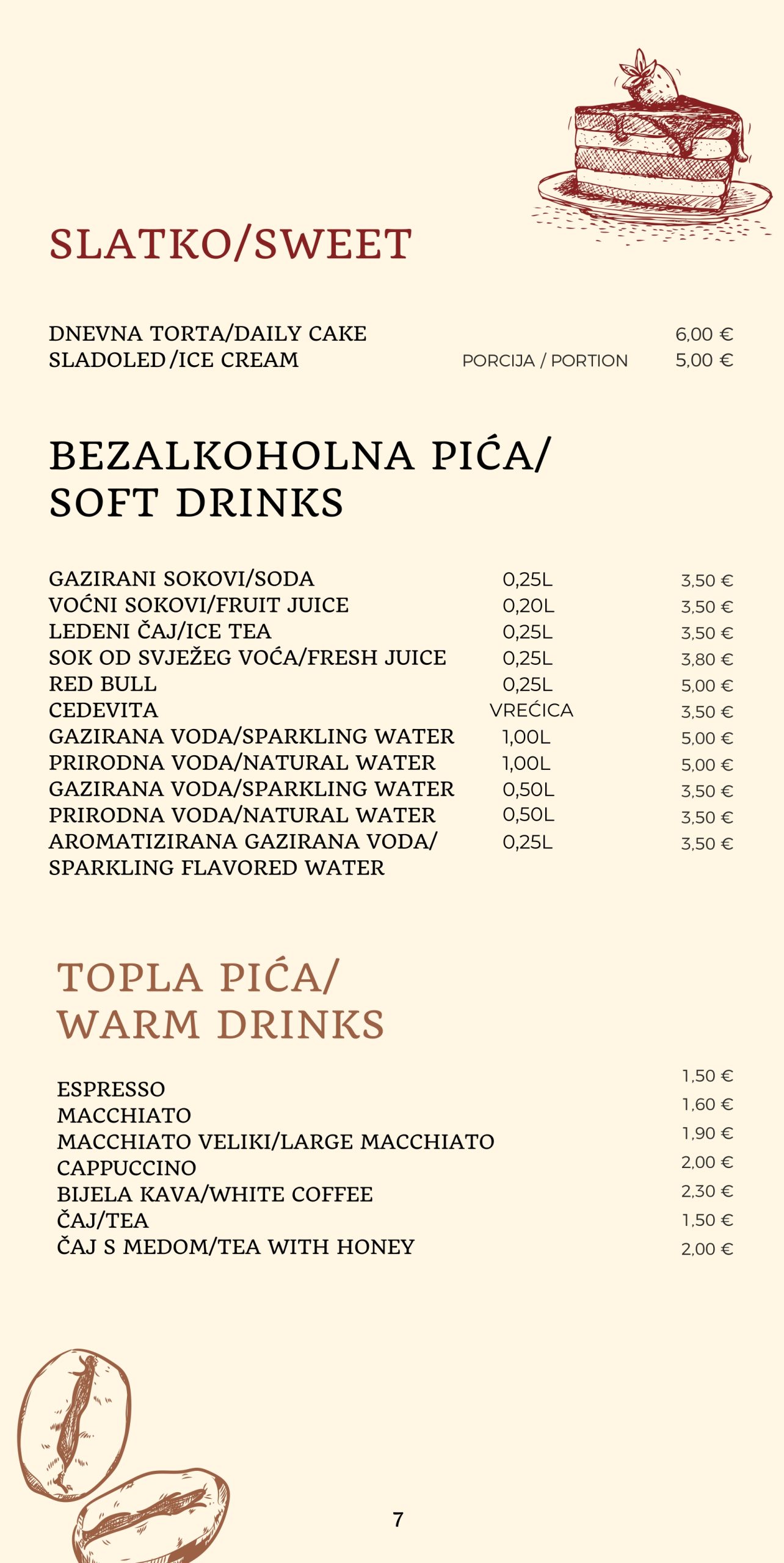 Bezalkoholna i topla pića